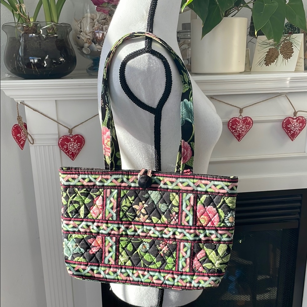 Vera Bradley Floral Quilted Tote Bag